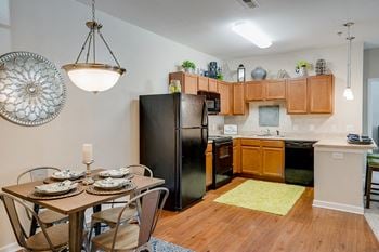 Separate dining room area